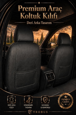 Fiat Doblo 2009-2021 Uyumlu Lion Serisi 2+1 Ticari Tay Tüyü Füme Siyah Koltuk Kılıfı