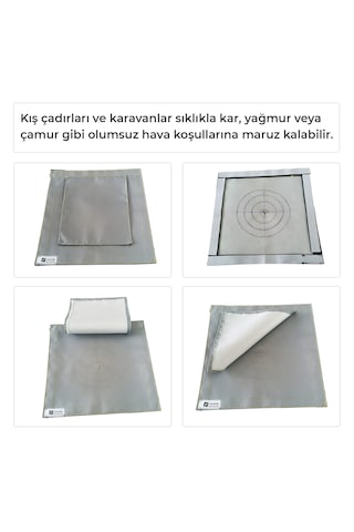 Kamp Çadırı Soba Baca Çıkışı Tek Katlı 30 x 30 CM