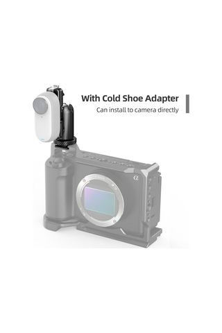 Wezone Insta360 Go3 Uyumlu Alüminyum Manyetik Hızlı Çıkarma Montajı - Bulut Ayaklı Taban Ve Kamera Çantası Desteği