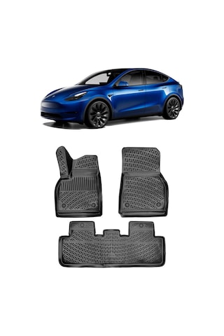 Tesla Model Y Havuzlu Paspas Ve Bagaj Havuzu