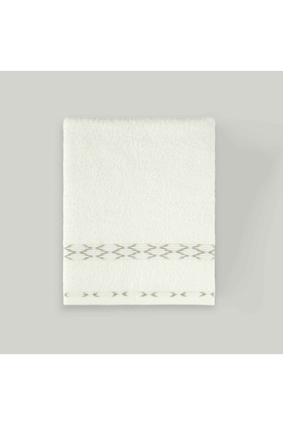 Linens Ziala Pamuk 50x85 Cm Yüz Havlusu Beyaz