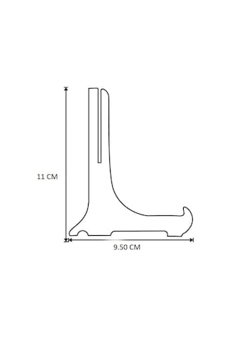 Alshop Çerçeve Tabak Teşhir Ayağı Stand Ahşap Stand 9.5cmx11cm