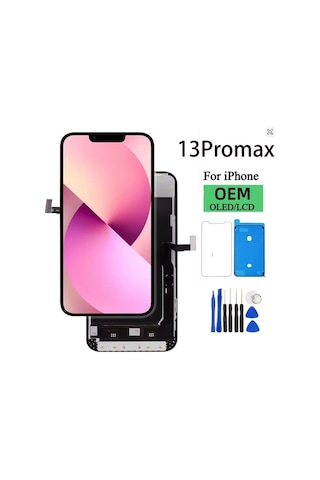 Apple iPhone Uyumlu 13 Pro Max A Kalite Ön Lcd Ekran Dokunmatik Sıvı Bandı Kırılmaz Tamir Seti Set