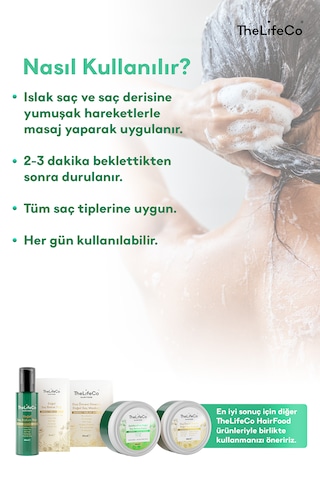 Thelifeco Hairfood Değerli Yağlar Serisi Doğal Şampuan 250 ML