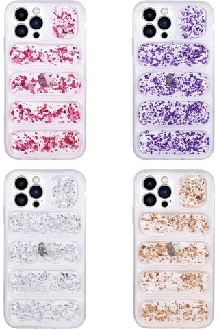 Apple Uyumlu iPhone 13 Pro Max Kamera Korumalı Simli Airbag'li Zore Dalga Kapak