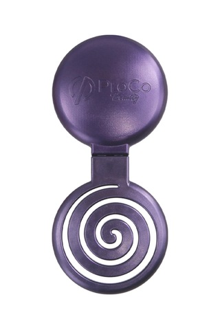 Proco Proco Beauty Makaron Metalik - Üç Boyutlu 3d Esnek Aynalı Çanta Boy Saç Fırçası - Compact Detangler