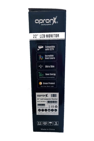 Apronx Apx-nws22 22" Led 1080p Vga+hdmi+ses Monitor