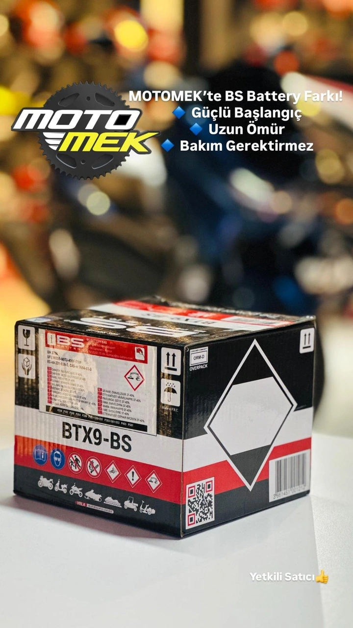 Suzukı V-strom 800/v-strom 800 De Uyumlu Bs Battery Btx9 Motosiklet Aküsü