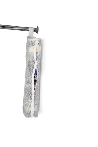 Dolap İçi Askılı Beyaz Çorap Filesi 50x10 Cm