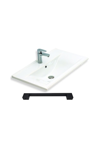 Teta Home Yalova 65 Cm Mdf Banyo Dolabı Seti Antrasit-beyaz Antrasit - Beyaz