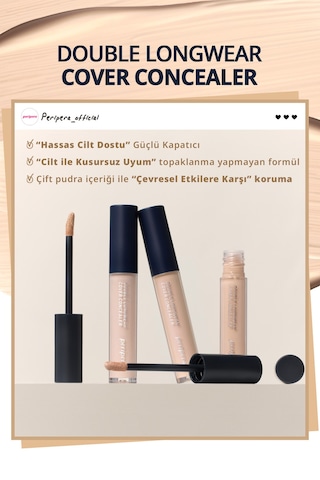 Peripera Double Longwear Cover Concealer 02 Natural Beige