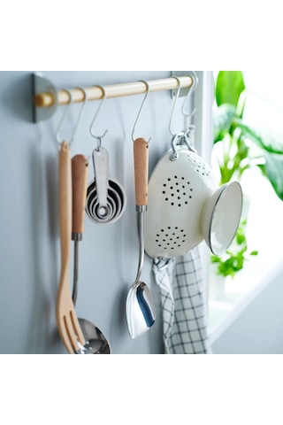 Ikea Vardagen Wok Spatulası 36 Cm Krom-açık Bej