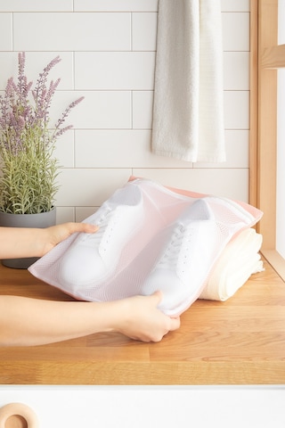 Ocean Home Textile 3'lü Pembe Renk Ayakkabı Yıkama Filesi Set