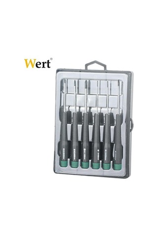 2262 Elektronikçi Tornavida Seti Gri Siyah Yeşil 6 Parça