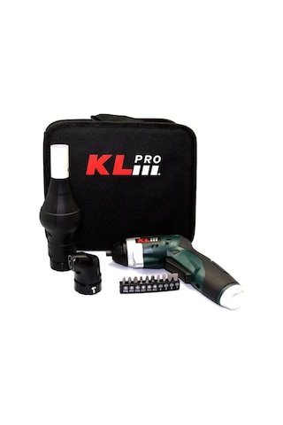 Klpro KLNM3413 3.6 V Li-Ion Şarjlı Tornavida + Köşe Adaptörü