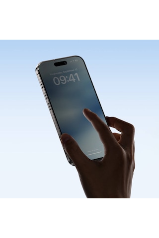Apple Uyumlu iPhone 16 Pro Benks Hayalet Ekran Koruyucu Ultra Shield 0.3mm Privacy Uygulama Aparatlı
