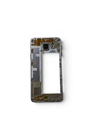 Samsung A310 Kasa Samsung Galaxy Uyumlu A3 2016 Siyah Renk Orta Kasa Çıtalı On Off Ses Tuş Bordu Buzzer Hoparlör Kamera Lens