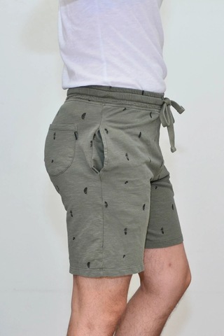 Superfly Erkek 20615 Men Sweat Short Koyu Haki 2061510 Siyah