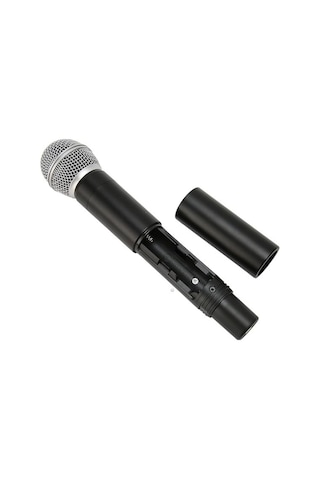Platoon Pl-2498 Kablosuz Mikrofon, Karaoke İçin Kapsamlı Metal El Mikrofonu 1 Adet