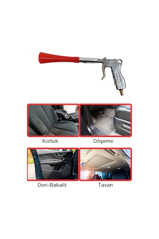Apex Havalı Detay Temizlik Tabancası Bilyeli Kuru Temizleme