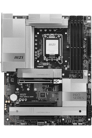 Msı Pro Z890-a Wifi Ddr5 9200mhz Oc M.2 Hdmı/usb-c Pcıe 5.0 1851p Atx Anakart