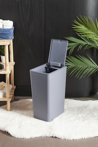 Perotti 13240 Gri Molly Gri 8 Litre Click Çöp Kovası Gri