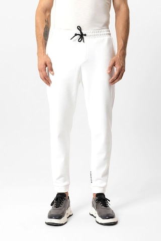 Back And Bond Beyaz Regular Fit Pamuklu Beli Bağlamalı Jogger Pantolon Çok Renkli