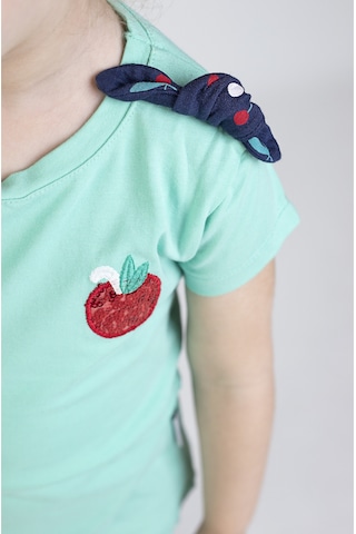 Harika Kids Kız Bebek Kaprili Kısa Kollu Apolet Baskılı Yazlık Basic Alt-üst Takım 6-24 Ay 001