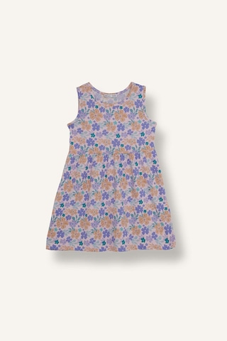 Defacto Çiçek Desenli Kolsuz Açık Pembe Elbise Kız Bebek C0074a526smpn180 Pembe-pn180