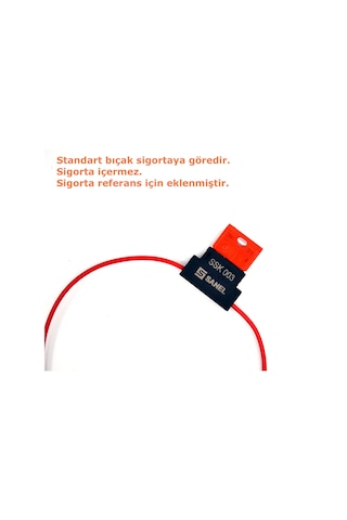 Standart Bıçak Sigorta Yuvası 1mm² Kablolu İç Mekan
