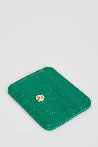 Defacto Kadın Suni Deri Croco Kartlık W2526AZNSGN1 Yeşil