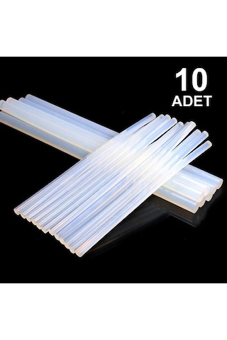 10 Adet, Ince Silikon, Sıcak Silikon, 7 Mm, Şeffaf Mum Silikon,