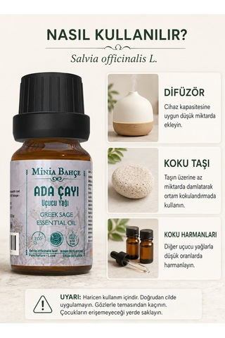 Ada Çayı Uçucu Yağı 10ml - %100 Saf Ve Doğal 10 ML