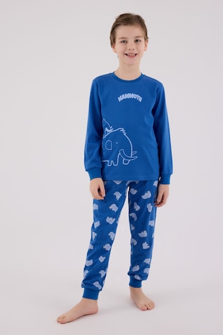 Rolypoly Erkek Çocuk Mavi Pijama Takımı Rp3666-c-v2