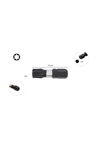 Ceta Form T40 X 25 Mm Darbeli Torx Bits Uç Cb/812tm