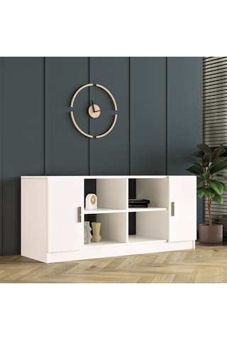  Robin Home Verona F Ofis Kapaklı Kitaplık Dolap Beyaz