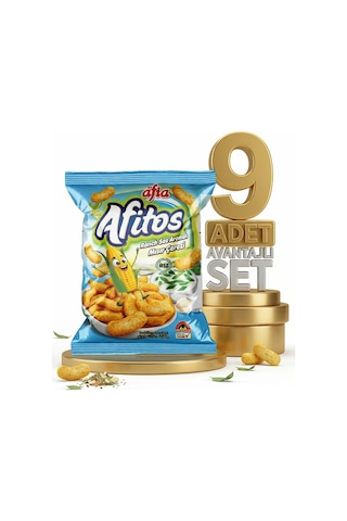 Afia Afitos Ranch Aromalı Mısır Çerezi 9x50 Gr