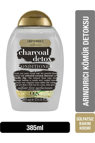 OGX Arındırıcı Kömür Detoksu Sülfatsız Saç Bakım Kremi 385 ML