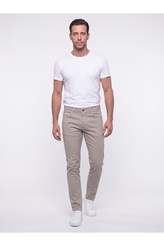 Gri Dynamic Fit Erkek Chino Pantolon