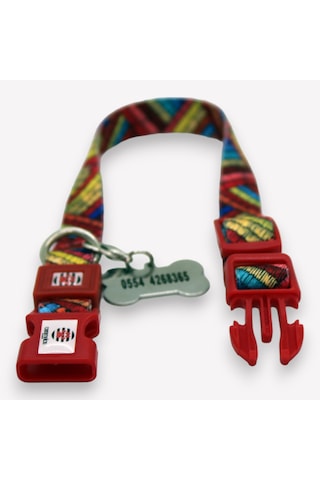 Caramelos İsimli, Yavru Ve Küçük Irk Köpek Tasması, 1,5 Cm Klm-md