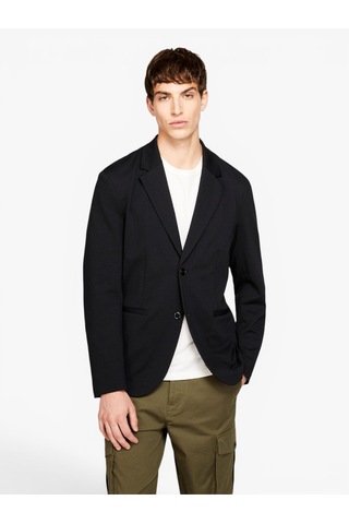 Sisley Rahat Kalıp Astarsız Ceket Erkek Siyah Mont - 323a285ssw015