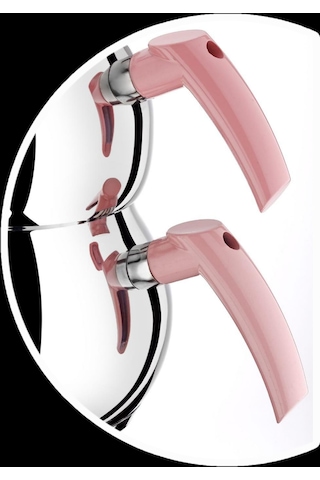 Viola Mini Küre Paslanmaz Çelik Çaydanlık 0,8 Litre-1,2 Litre Pembe