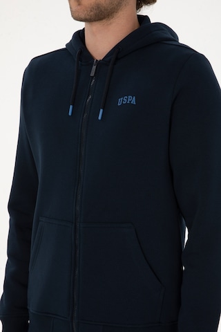 U.S. Polo Assn. Erkek Regular Fit Lacivert Şardonlu Örme Hırka 50313755-VR033