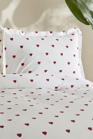 Karaca Home Amour Tek Kişilik Pike Takımı Kırmızı