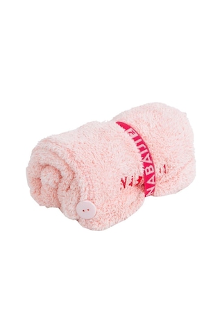 Nabaiji Mikrofiber Saç Havlusu - Açık Pembe Neon Açık Yavruağzı/neon Mercan