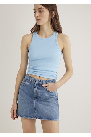 Mavi - Halter Yaka Mavi Basic Atlet 1612462-80637 Mavi