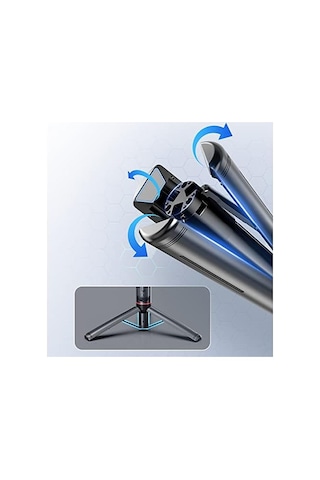 Gimble Dengeleyici Otomatik Denge Sabitleyici Alüminyum Çubuk Teleskopik Selfie Sopa Video İstikrarlı Çekim Tripod Telefon Smartphone İçin L19
