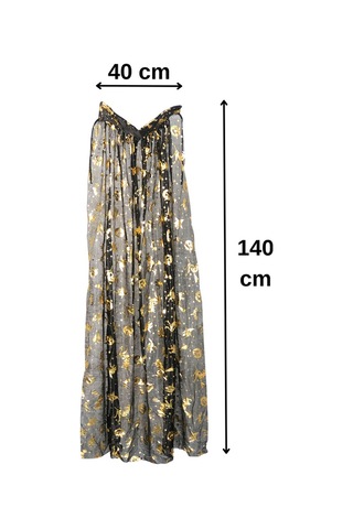 Orcan Altın Renk Pelerin 140 Cm Hlw-24245