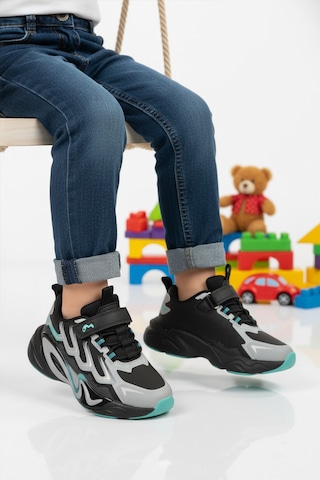 Marcokids Gri Cırtlı Hafif Erkek Çocuk Spor Ayakkabı 161-t5440210 P Gri