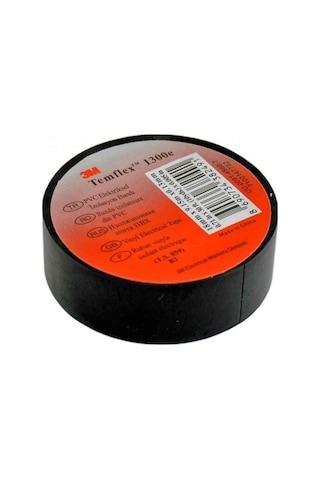 Frt Ottoman 3m Elektrik Bantı Temflex 1300e Izole Bant 10 Adet Siyah